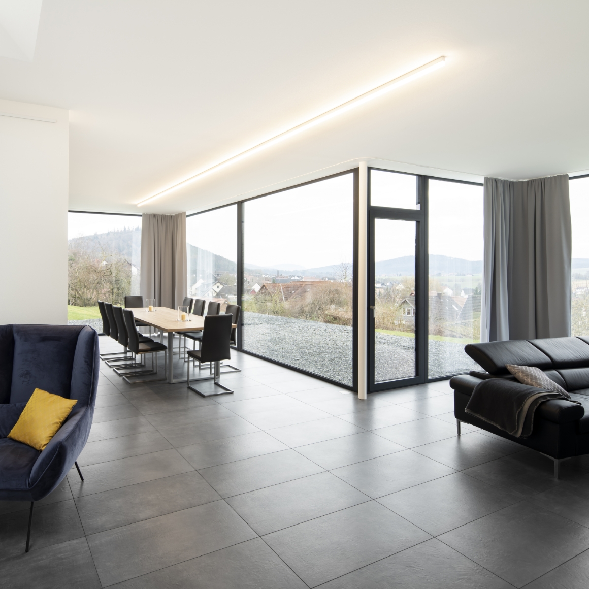 Beleuchtung Privathaus Nordhessen LED Leuchten Luxsystem von Hadler